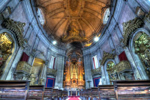 Inside Clérigos Church