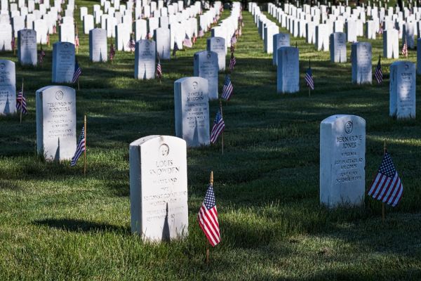 Memorial day burial ground