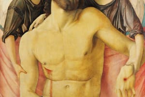 Christ Dead and Supported by an Angel by Bellini – Brera Museum