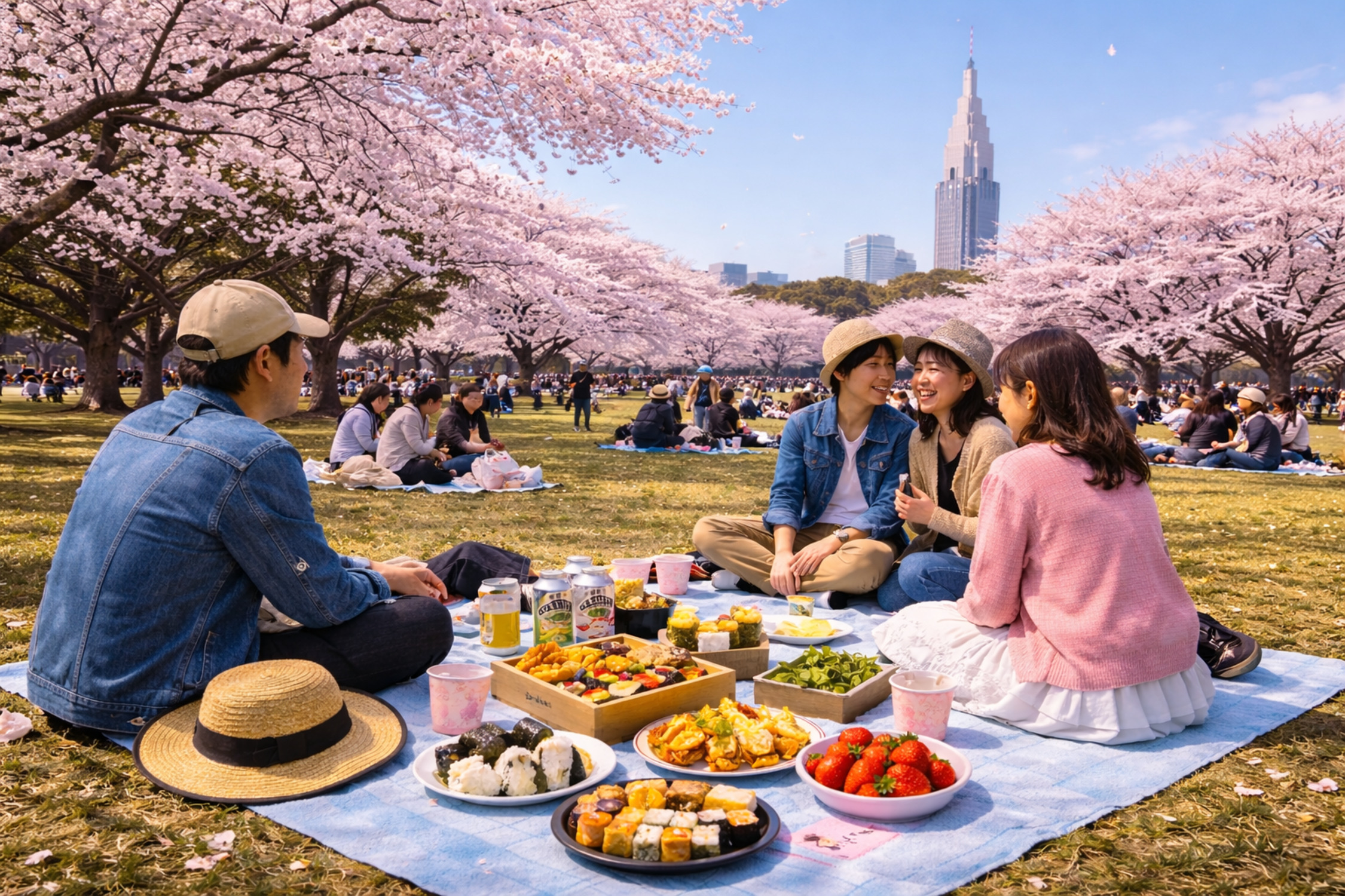 Cherry Blossom Walking Tour & Hanami Experience