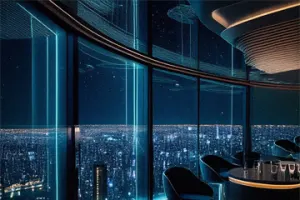 SkyBeam Tower: The Pinnacle of Neon Heights