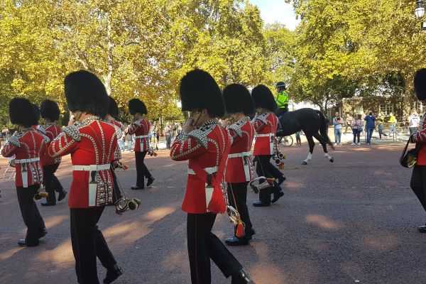 The Guard playing the trumpet