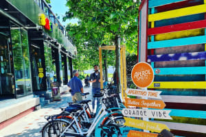 The National Library near the Dambovita River