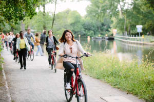 Riding along the Canal