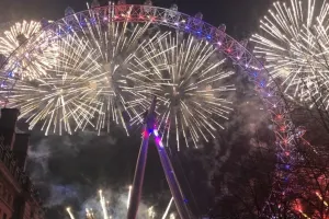 NYE Fireworks Celebration at London Eye's County Hall