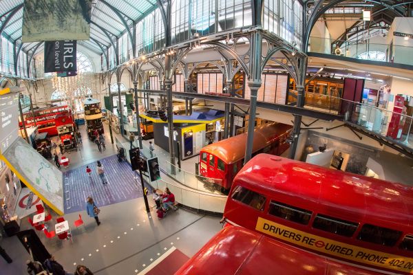 Inside the London Transport Museum