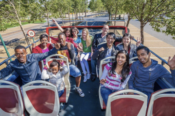 Hopping on and off with the kids in Joburg this holiday