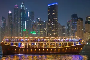Dubai Marina Luxury Dhow Dinner Cruise