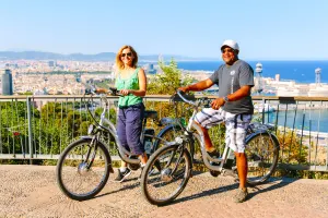 Barcelona Electric Bike Tour with Panoramic City Views