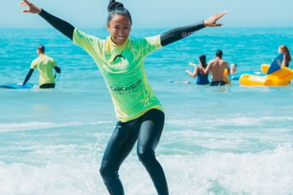 Surf lesson in Lisbon
