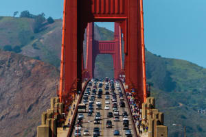 Cross the Golden Gate Bridge
