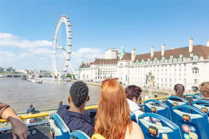 London Eye as seen from the Tootbus