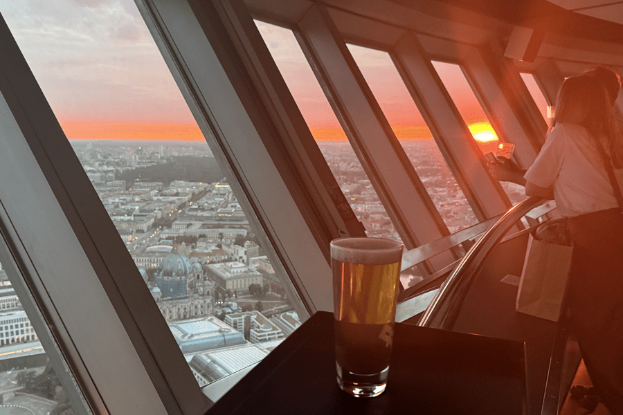 sun and beer