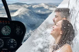 Helicopter - Flight and nordic baths