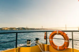Yellow Boat Sunset