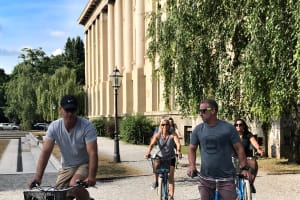 Enjoying the bike areas