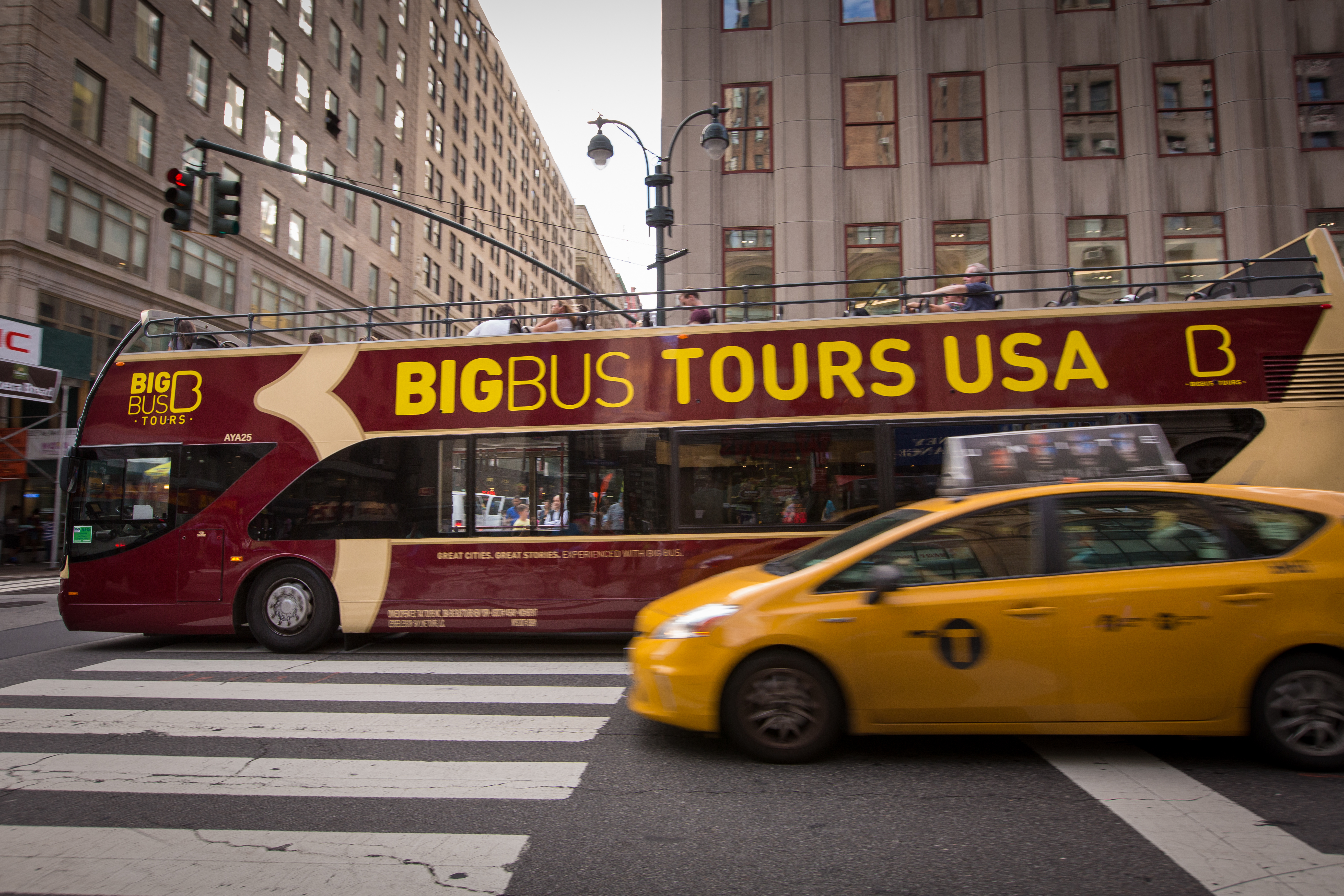  Tour Hop-on Hop-off de Big Bus Nueva York. Billete Esencial de 1 Día Rutas Downtown y Uptown (Líneas Roja y Azul) - Alojamientos en Nueva York