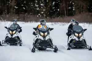 Snowmobiling Tremblant Guided - Nordic experience (2h)