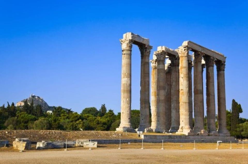 Biglietto d'ingresso al Tempio di Zeus Olimpico con Tour Audio Autoguidato della Città Vecchia di Atene, Plaka - Alloggi in Athens