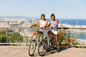 Private Barcelona Electric Bike Tour with Panoramic City Views