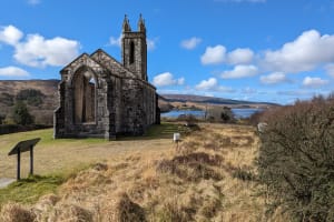 Old Dunlewy Church on a WeWheel ebike tour