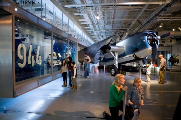 Hangar at Intrepid Sea, Air and Space Museum