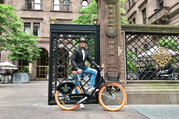 Cyclist on 2 Hour Central Park Tour