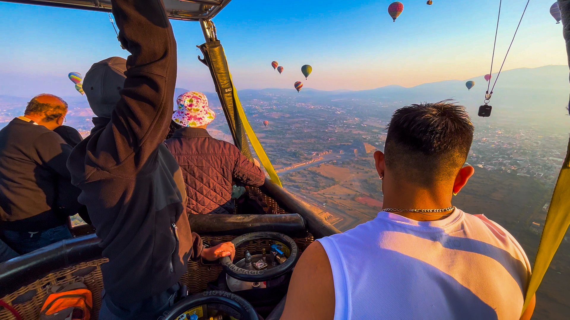 Vuelo en globo privado sobre las Pirámides de Teotihuacán