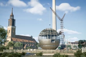 VR tower construction sphere