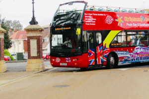 Hop on Hop off Bus at Poole Park