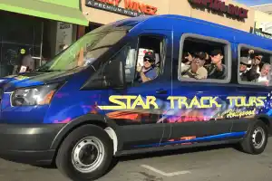 Celebrity Homes Tour by Star Track Tours at Night