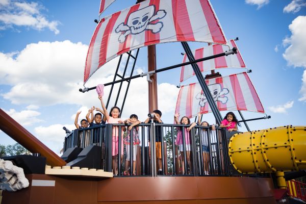 Pirate Ship at LEGOLAND Theme Park New York