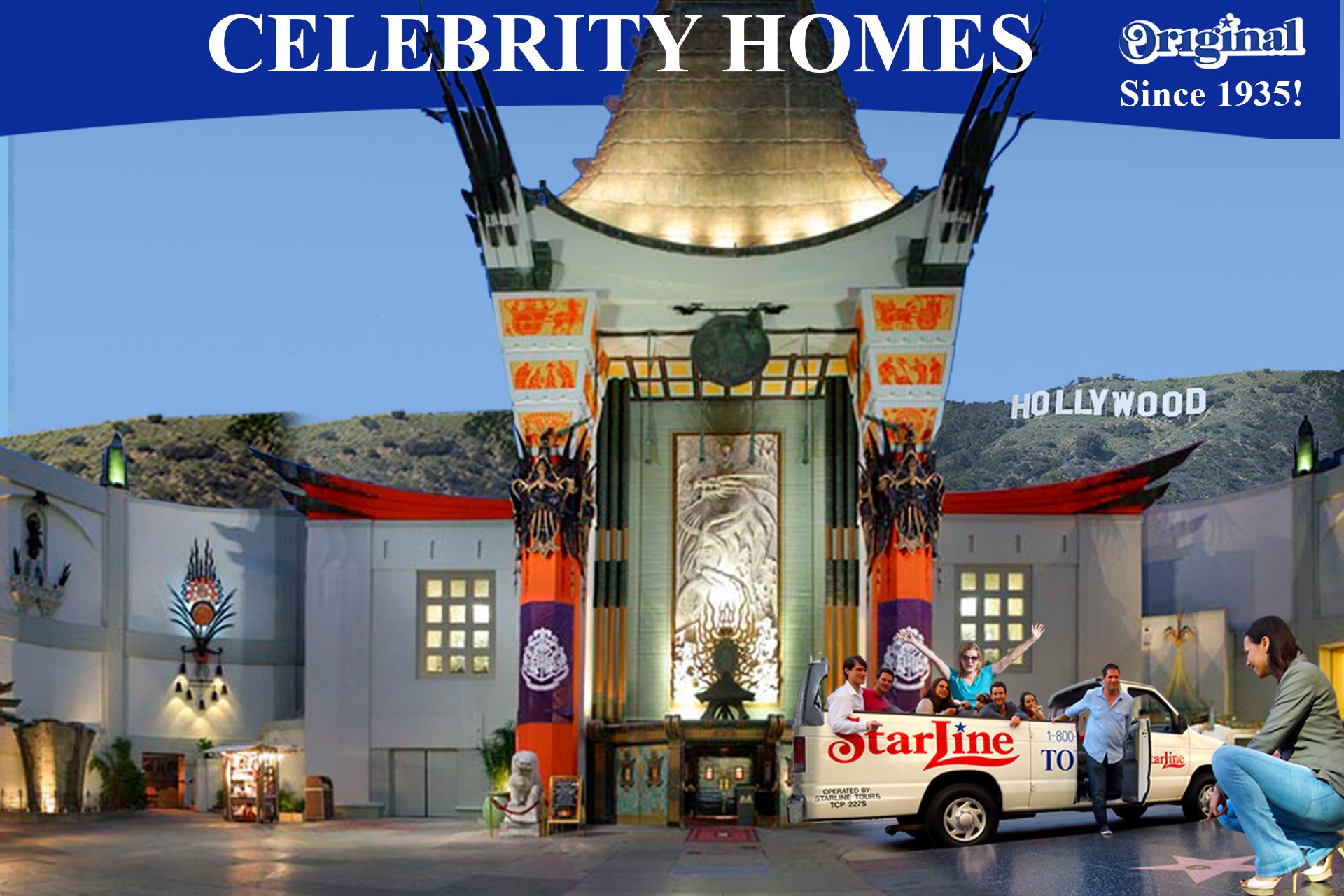 tour of celebrity homes in hollywood