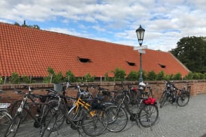 The defensive walls of Vyšehrad Castle