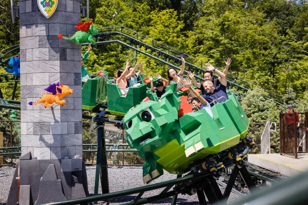 LEGOLAND New York Theme Park roller coaster