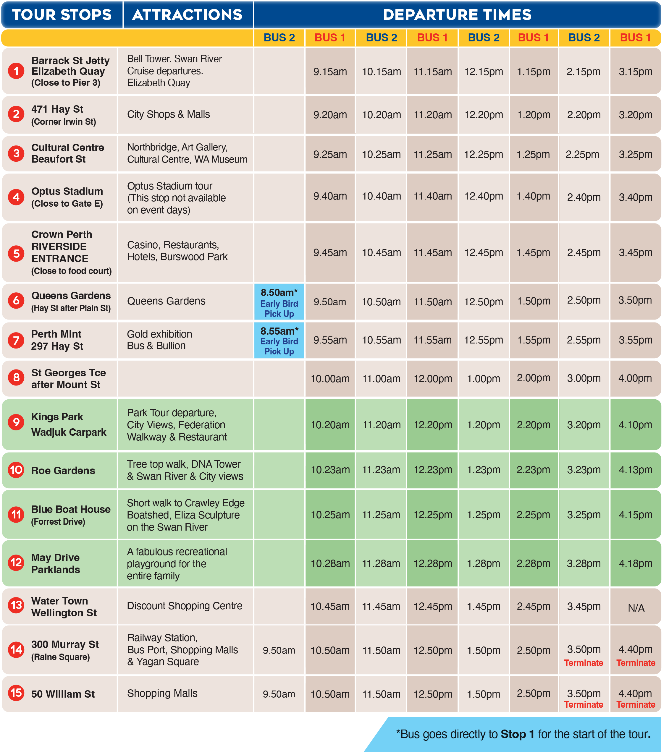 Bus Timetable